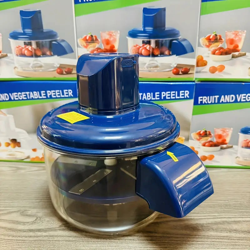 Rechargeable Electric Grape Peeler & Veggie Slicer – Compact, USB-Powered Cutter