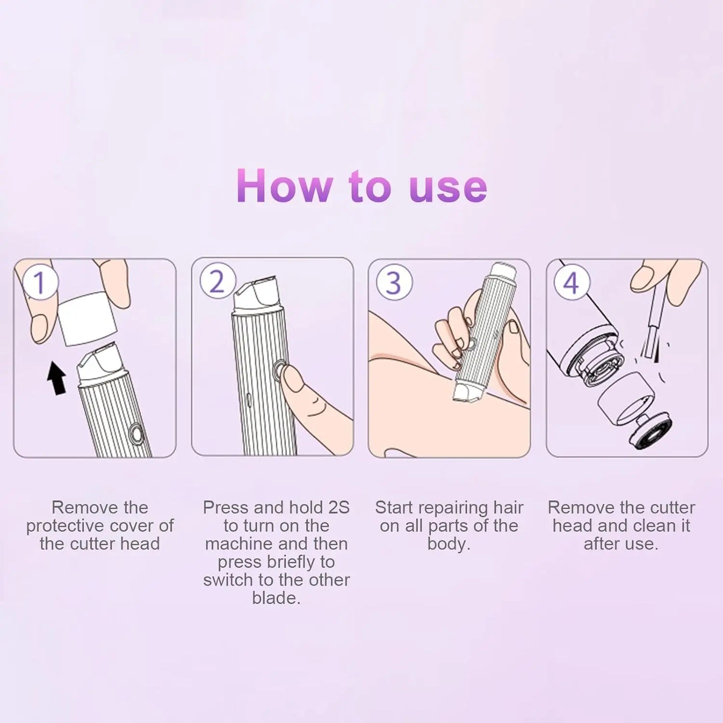 Double Head Electric Shaver