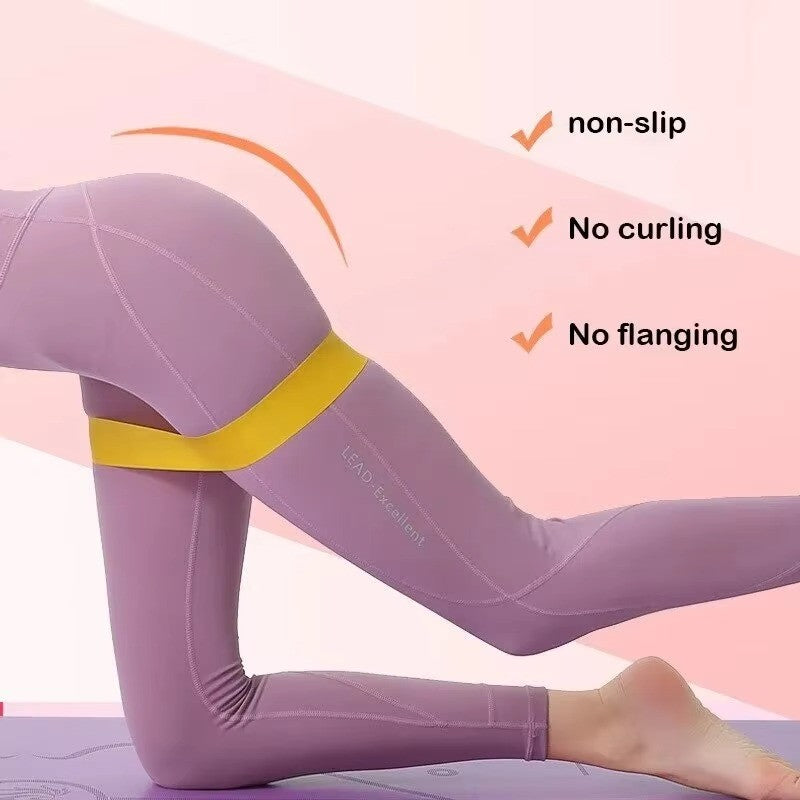 5PCS Resistance Bands Set – Elastic Workout Bands for Yoga, Squats, Glutes, Stretching & Full-Body Fitness Training