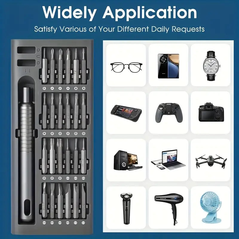 25-in-1 Precision Screwdriver Set for Mobile Phones & Tablets | Multi-Function Electronics Repair Tool Kit – Assorted Bits, Durable & Portable