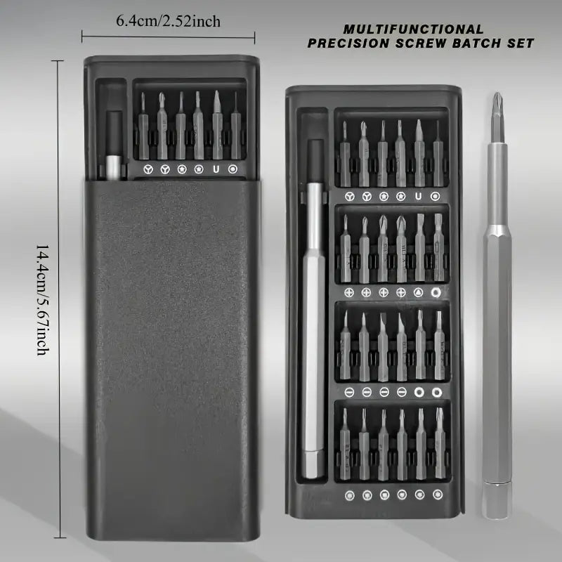 25-in-1 Precision Screwdriver Set for Mobile Phones & Tablets | Multi-Function Electronics Repair Tool Kit – Assorted Bits, Durable & Portable