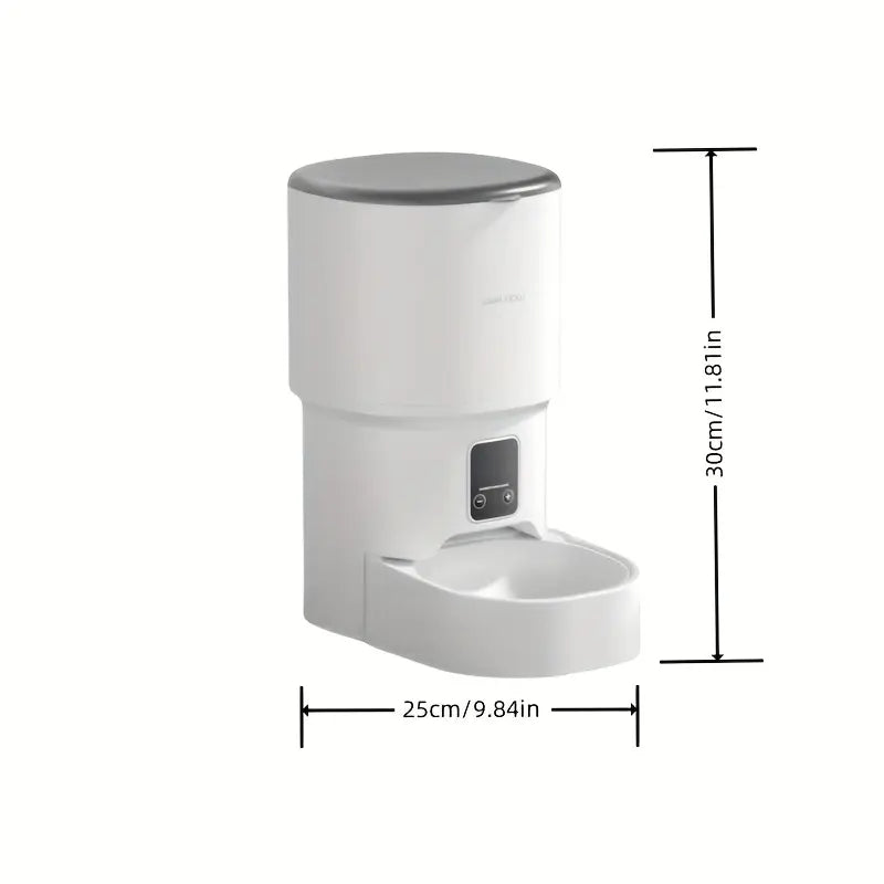 Smart WiFi Cat Feeder – 4L Automatic Pet Feeder with App Control & USB Power