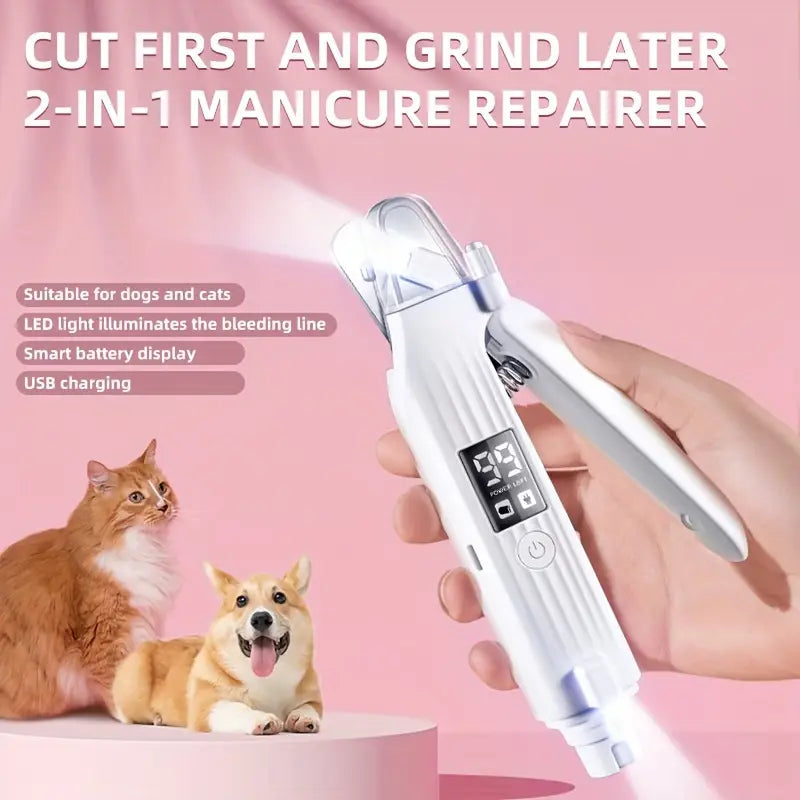 Pet Nail Clipper (HZ8 Rechargeable)