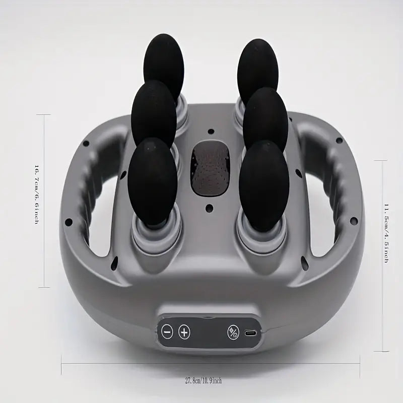 Six-Head Electric Handheld Massage Device – Deep Tissue Relaxation