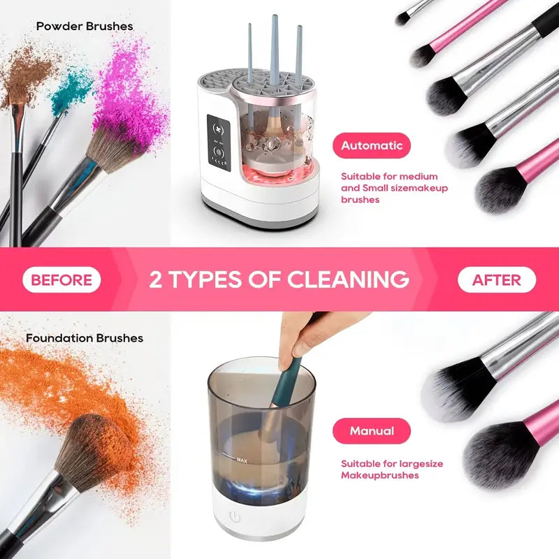 Multipurpose Automatic Makeup Brush Dryer & Cleaner