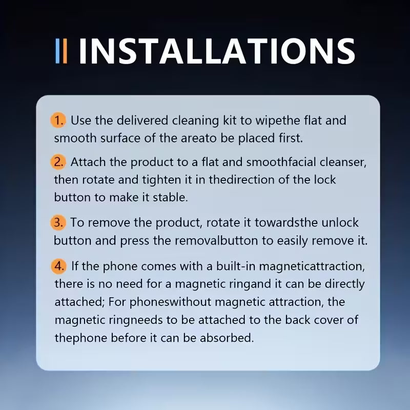 360° Rotating Magnetic Phone Holder – Foldable, Extendable | Strong Back Magnet | iPhone 16/15/14/12 Compatible | ABS | Black