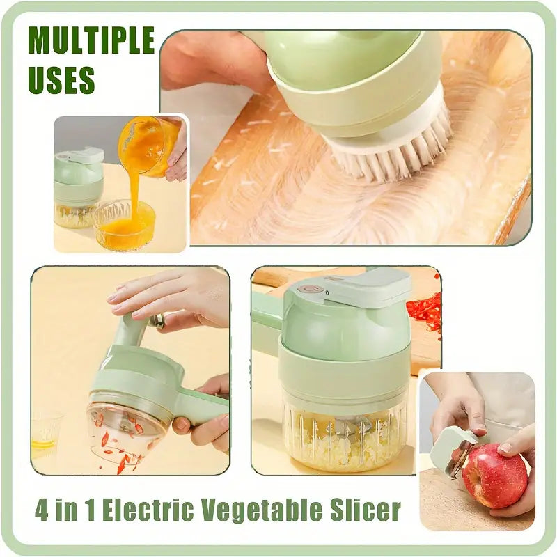 HOTU Portable Mini Food Chopper – USB Rechargeable Electric Grinder for Meat & Veggies