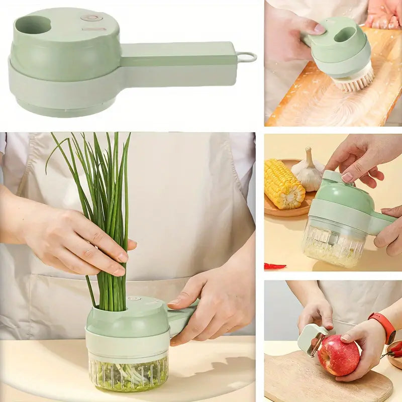 HOTU Portable Mini Food Chopper – USB Rechargeable Electric Grinder for Meat & Veggies