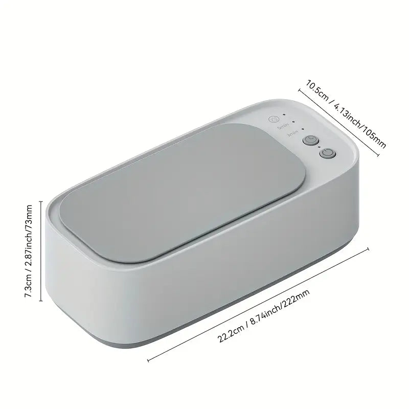 360° Rechargeable Ultrasonic Cleaner | High-Frequency Vibration Cleaning Device for Jewelry, Eyewear, Watches, Braces & Dentures | USB Charging, Compact & Multi-Functional