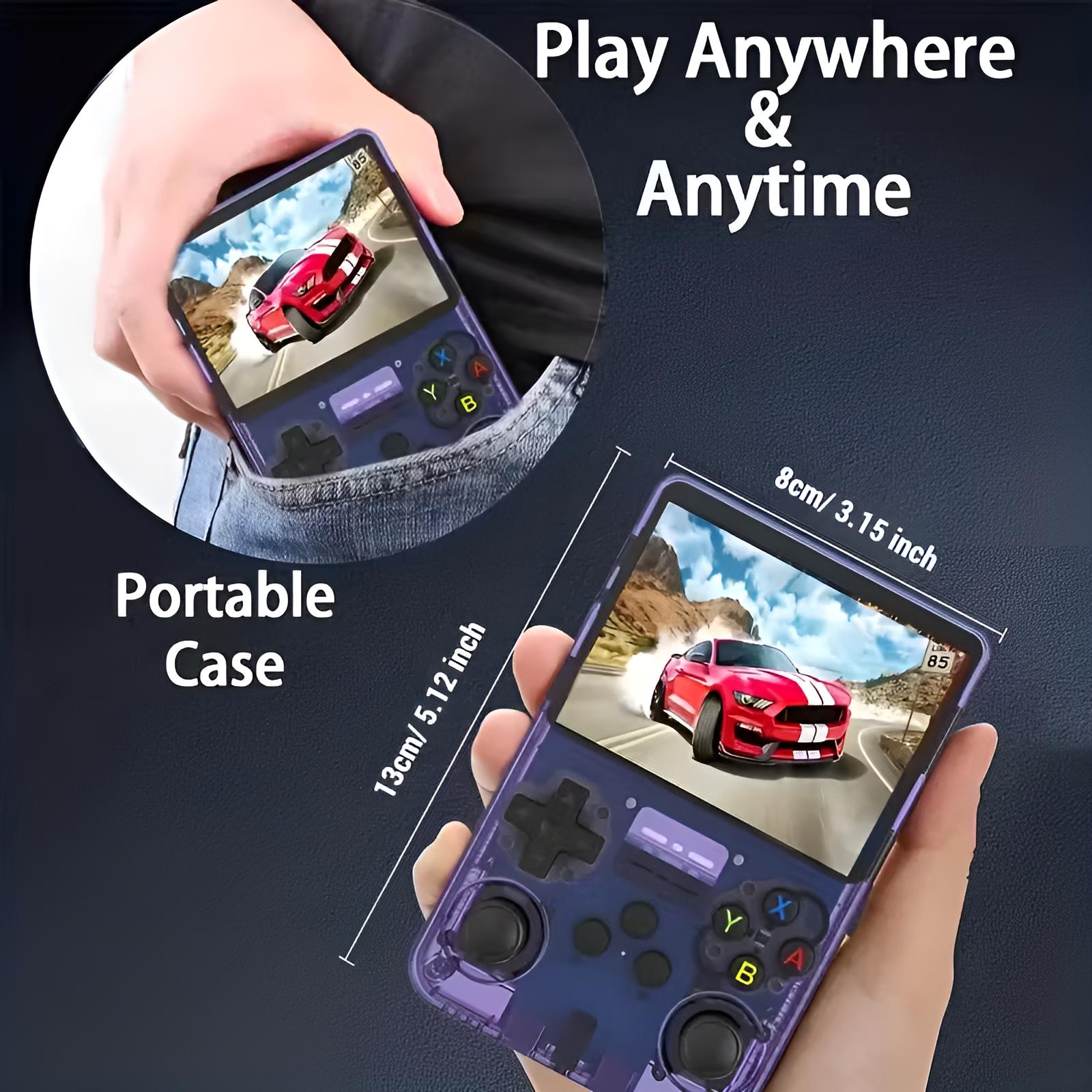 64GB Portable Handheld Gaming Console | 3.5” HD Laminated Screen | Multi-Color | Perfect Gift (14+)