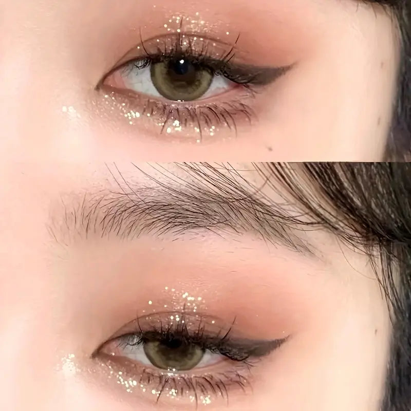 K'APEINE 9-Color Chocolate Eyeshadow Palette – Matte, Shimmer & Glitter Shades | Earthy Brown Tones