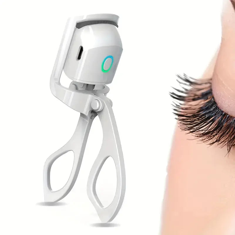 LIOIJ Electric Eyelash Curler | USB-Rechargeable Heated Lash Curler for Long-Lasting Curls – Portable, Quick Heating, Modern Eye Beauty Tool