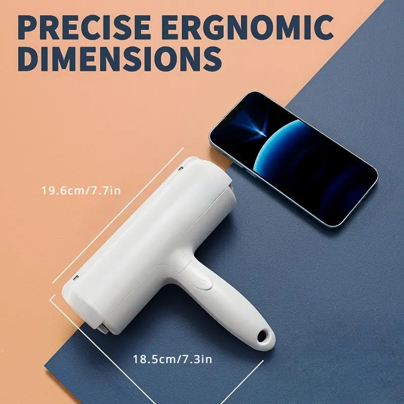 Reusable Pet Hair Remover Roller – Self-Cleaning Lint Tool for Furniture & Car Seats