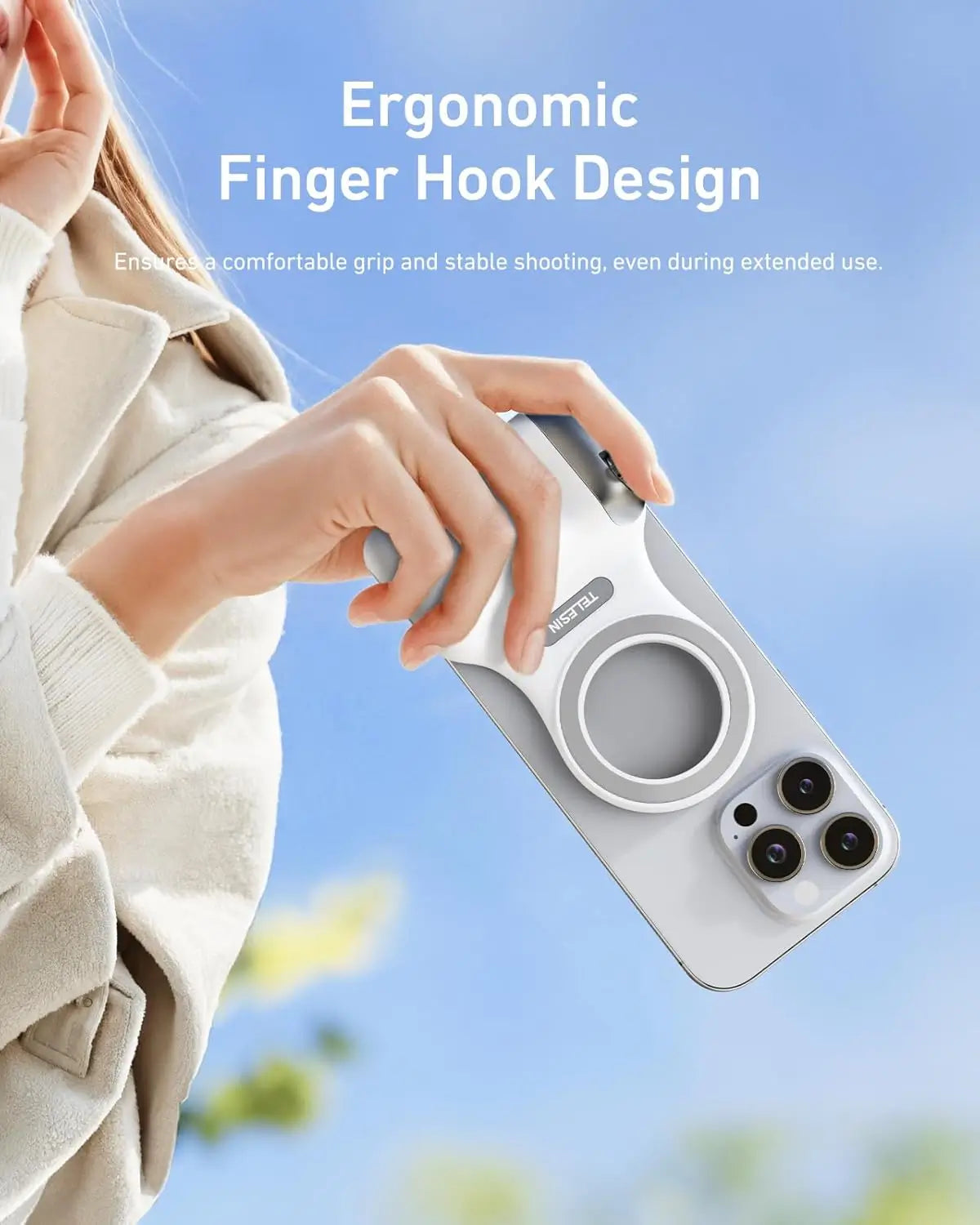 SnapGrip Pro Magnetic Camera Handle