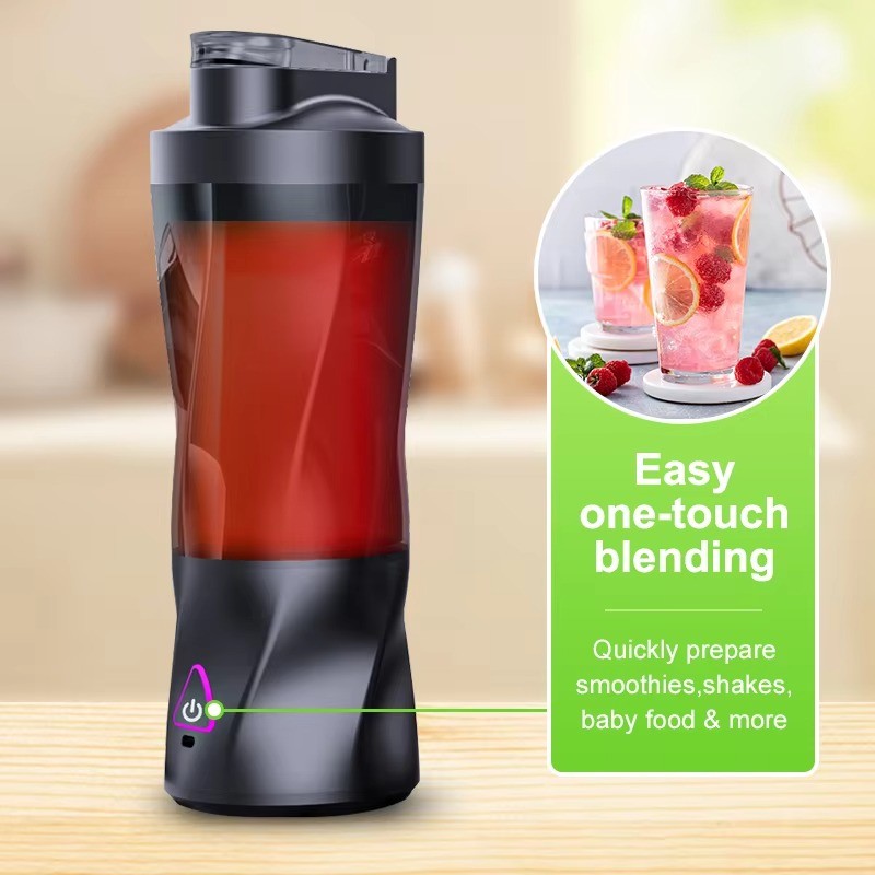 20oz Portable Electric Blender Bottle – USB-C Rechargeable, 7000RPM Motor, Hot & Cold Drinks, Fully Automatic, Leakproof for Travel & Sports