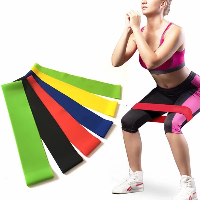 5PCS Resistance Bands Set – Elastic Workout Bands for Yoga, Squats, Glutes, Stretching & Full-Body Fitness Training