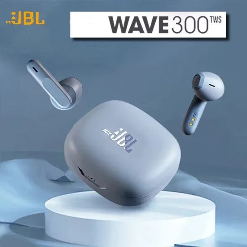 JBL Wave300 TWS Wireless Bluetooth Earbuds – 9D Sound, Touch Control, Noise Cancelling, IPX2 Waterproof, Sports In-Ear Headphones