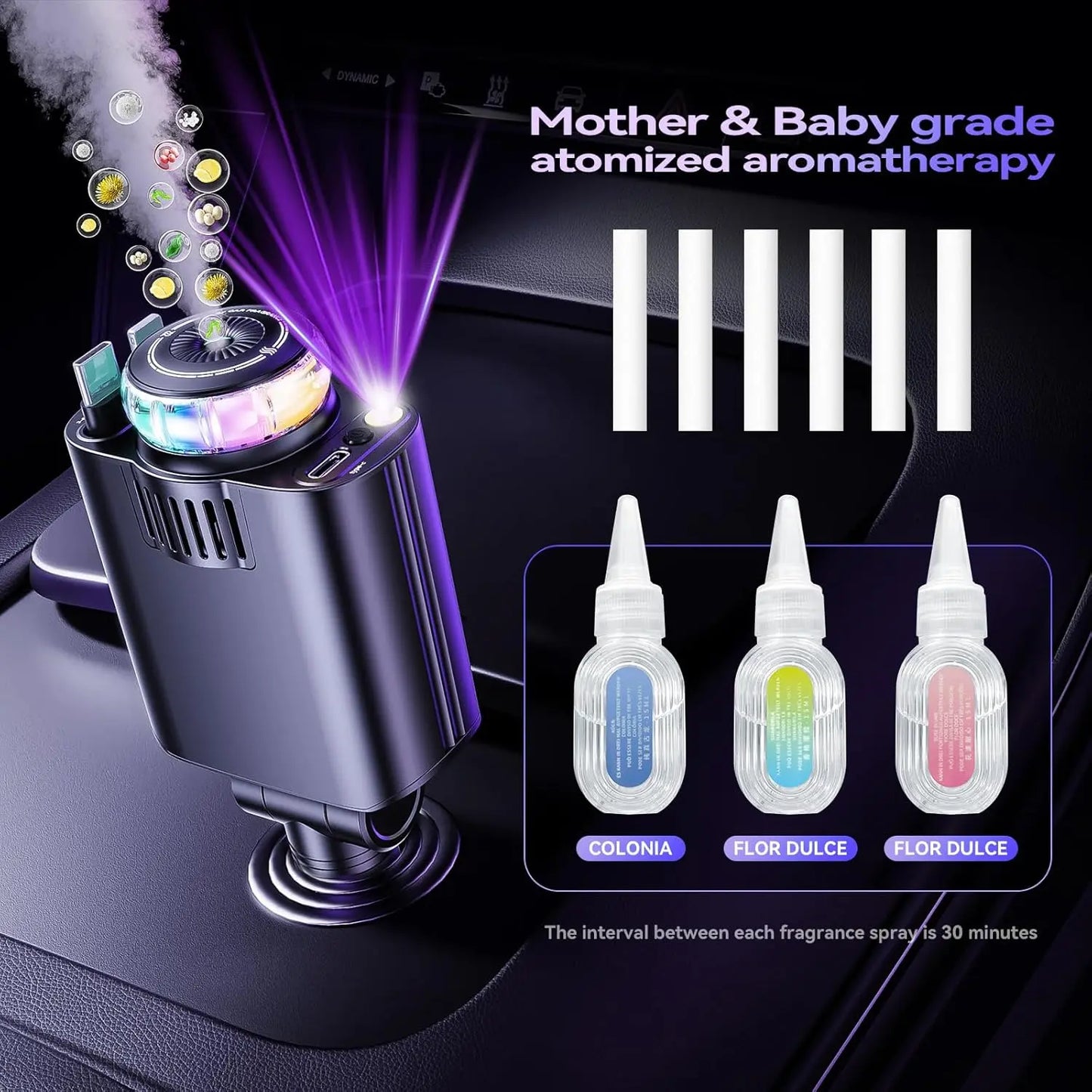 5-in-1 Retractable USB C Car Charger  Fast Car Charging Adapter