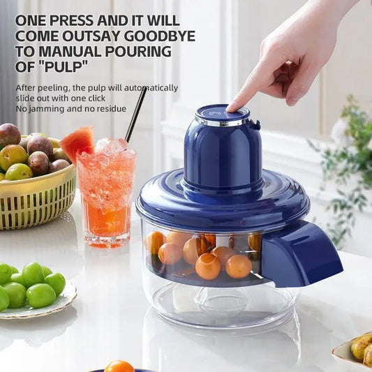 Rechargeable Electric Grape Peeler & Veggie Slicer – Compact, USB-Powered Cutter