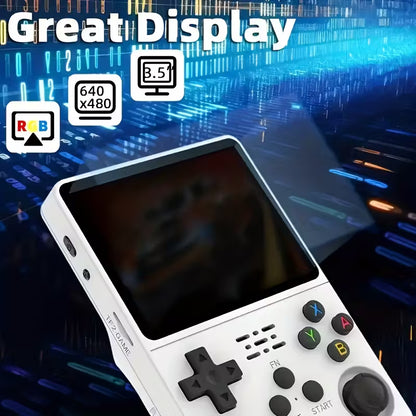64GB Portable Handheld Gaming Console | 3.5” HD Laminated Screen | Multi-Color | Perfect Gift (14+)