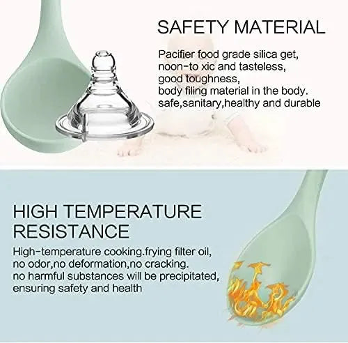 12PCS Silicone Kitchen Utensil Set – Non-Stick Cooking Tools with Wooden Handles, Heat-Resistant & Eco-Friendly Spatulas, Whisks, and More