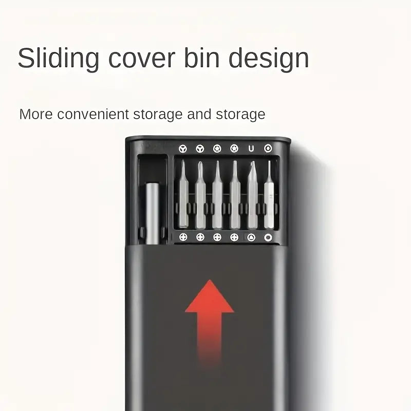 25-in-1 Precision Screwdriver Set for Mobile Phones & Tablets | Multi-Function Electronics Repair Tool Kit – Assorted Bits, Durable & Portable