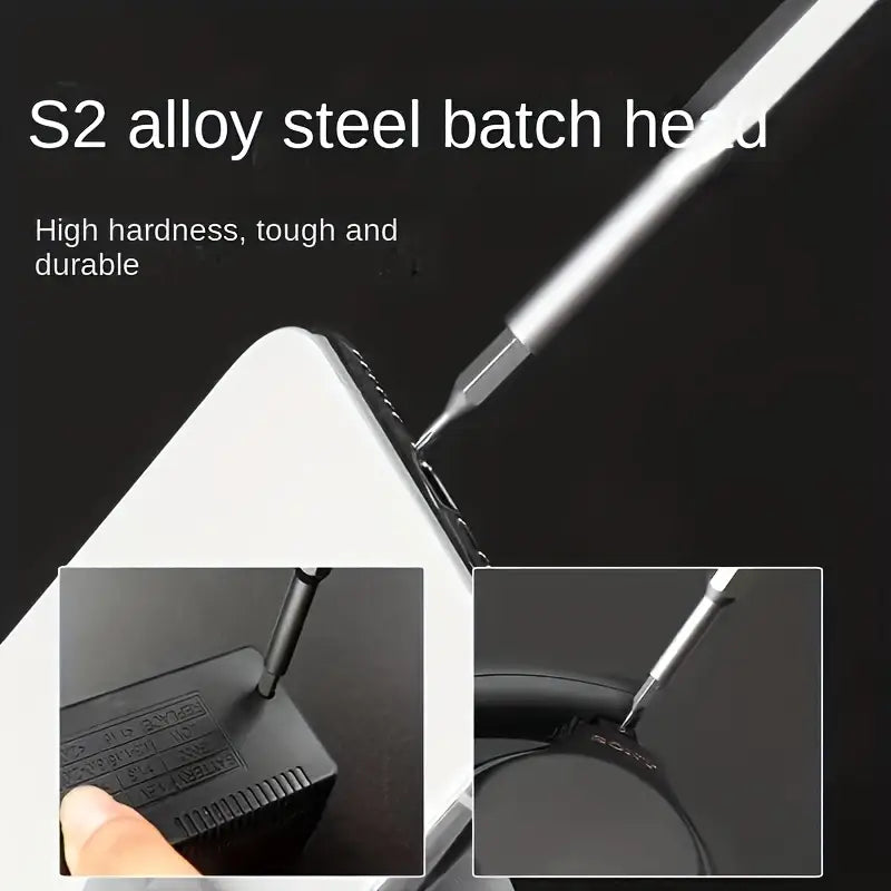 25-in-1 Precision Screwdriver Set for Mobile Phones & Tablets | Multi-Function Electronics Repair Tool Kit – Assorted Bits, Durable & Portable