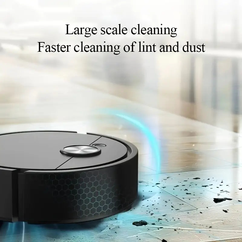 USB Smart Robot Vacuum Cleaner – Slim, Low-Noise Design | Pet Hair, Hard Floor & Daily Cleaning | 60-Min Runtime & Auto Charging